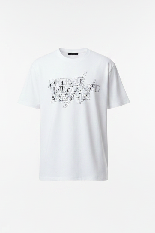 Bershka graphic T-Shirt ''DETROIT UNRELEASEDV ARCHIVES'' Print