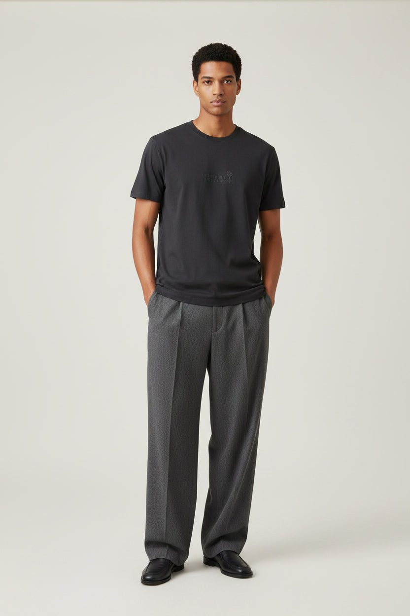 Pull&Bear T-Shirt With ''Find Beauty in the Shadowa'' Print