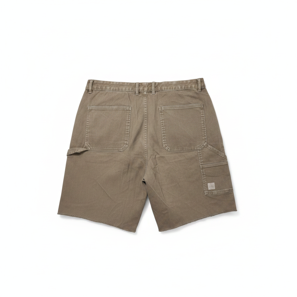 ZARA CARPENTER DENIM SHORT - BAGGY FIT