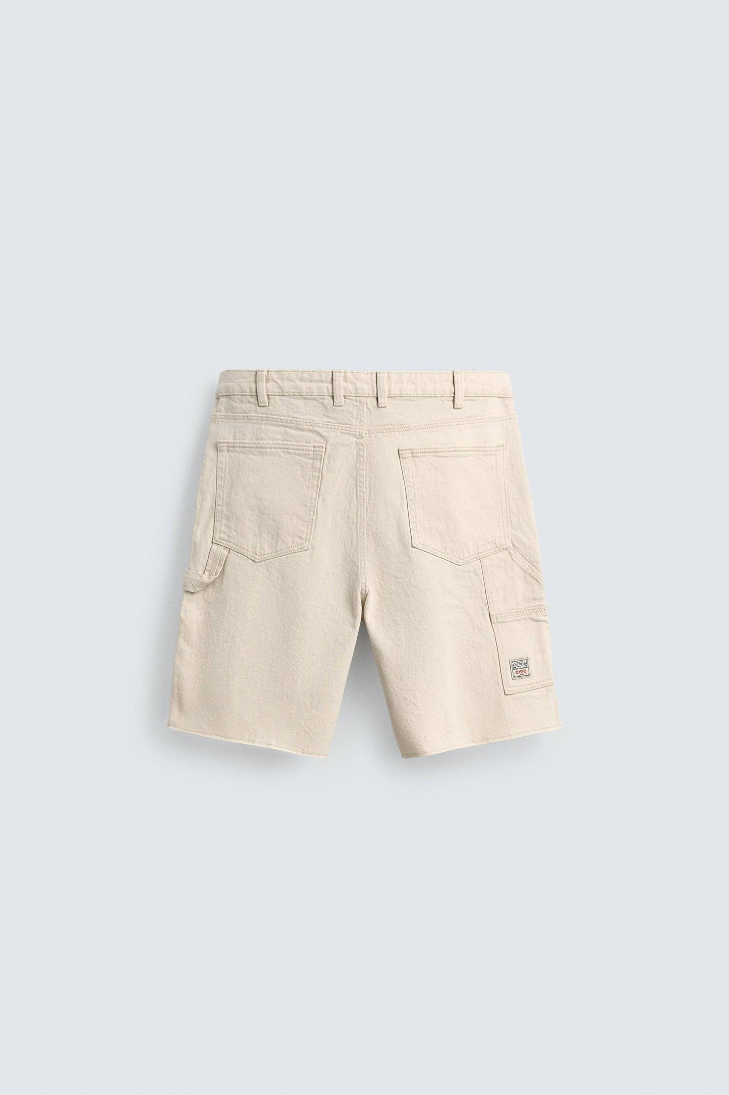 ZARA CARPENTER DENIM SHORT - BAGGY FIT