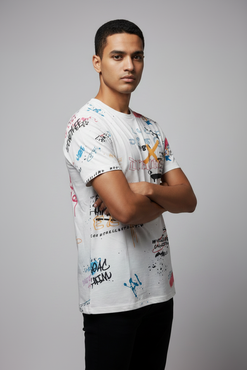 BLACKSQUAD printed tee - slim fit