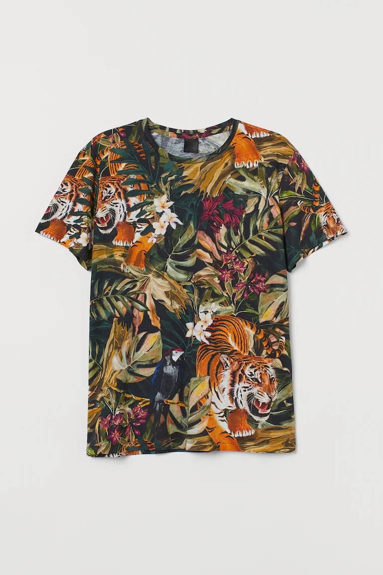 H&M full printed Tee