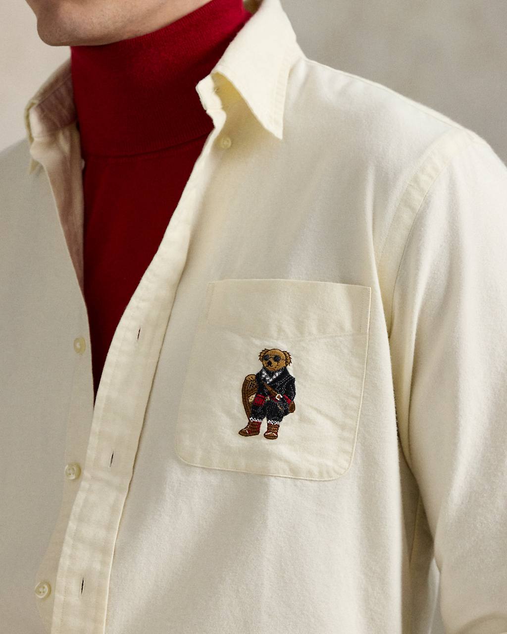 Raplh Lauren| Polo bear-CustomFit Oxford Shirt