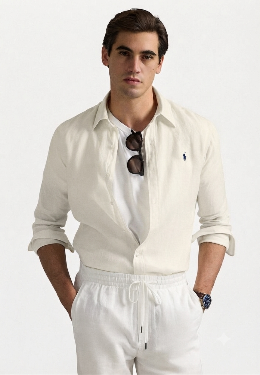 Polo Ralph Lauren - Custom Fit Linen Shirt