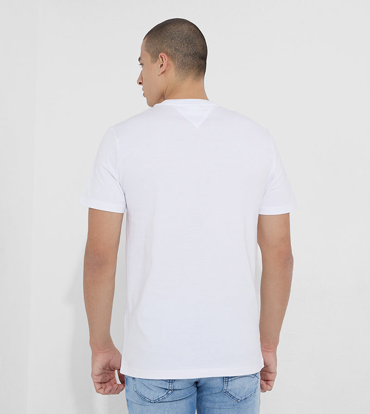 Tommy Jeans |Tartan Embroidered T-Shirt