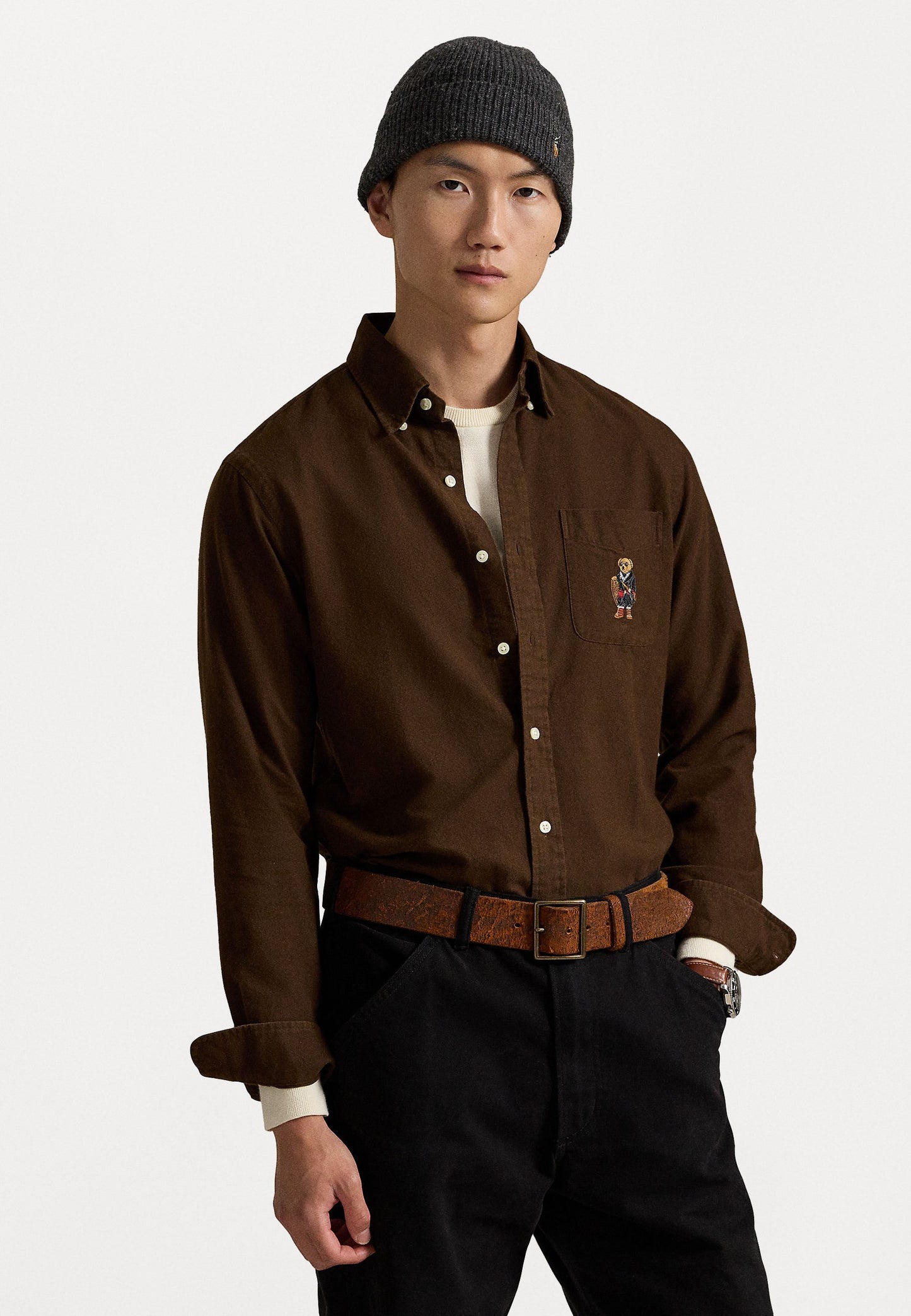 Raplh Lauren| Polo bear-CustomFit Oxford Shirt