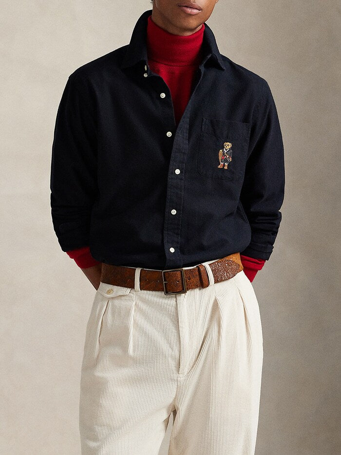 Raplh Lauren| Polo bear-CustomFit Oxford Shirt