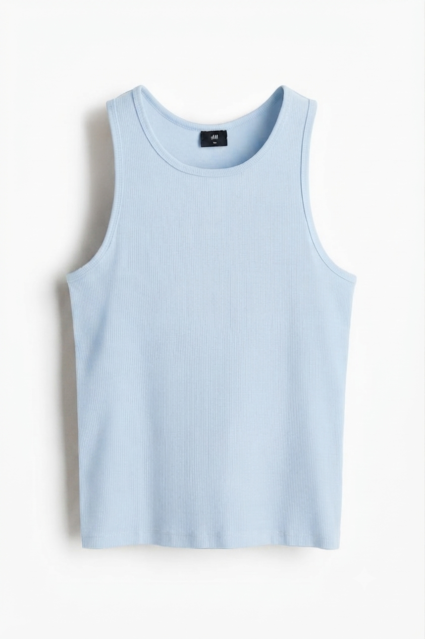 H&M Slim Fit Ribbed vest top