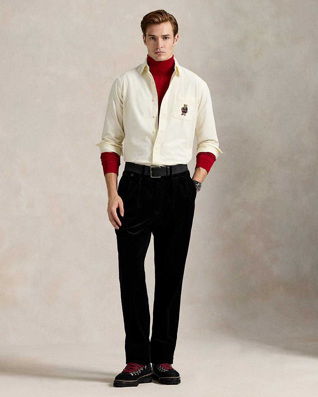 Raplh Lauren| Polo bear-CustomFit Oxford Shirt