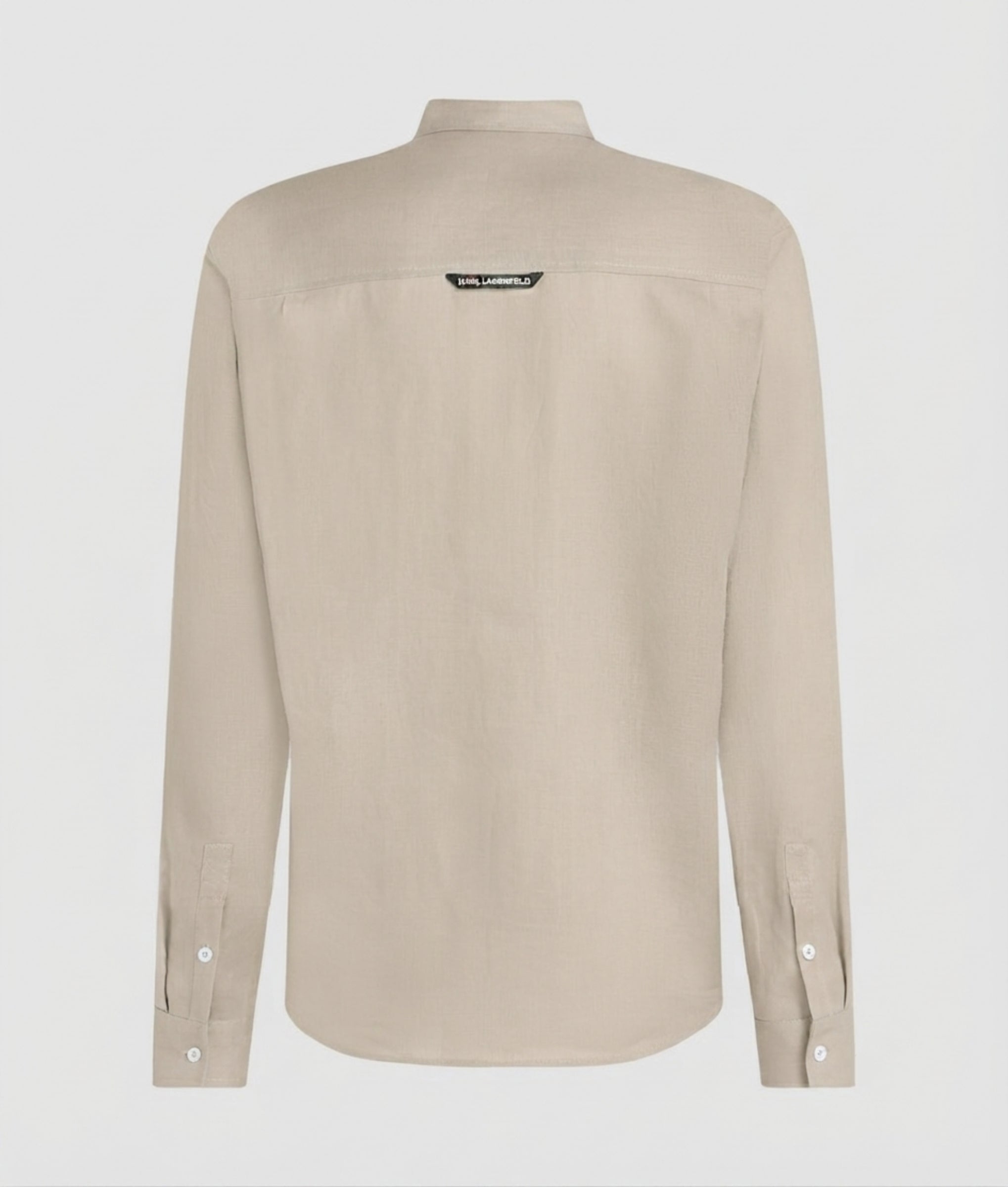 Karl Lagerfeld | Monogram linen shirt