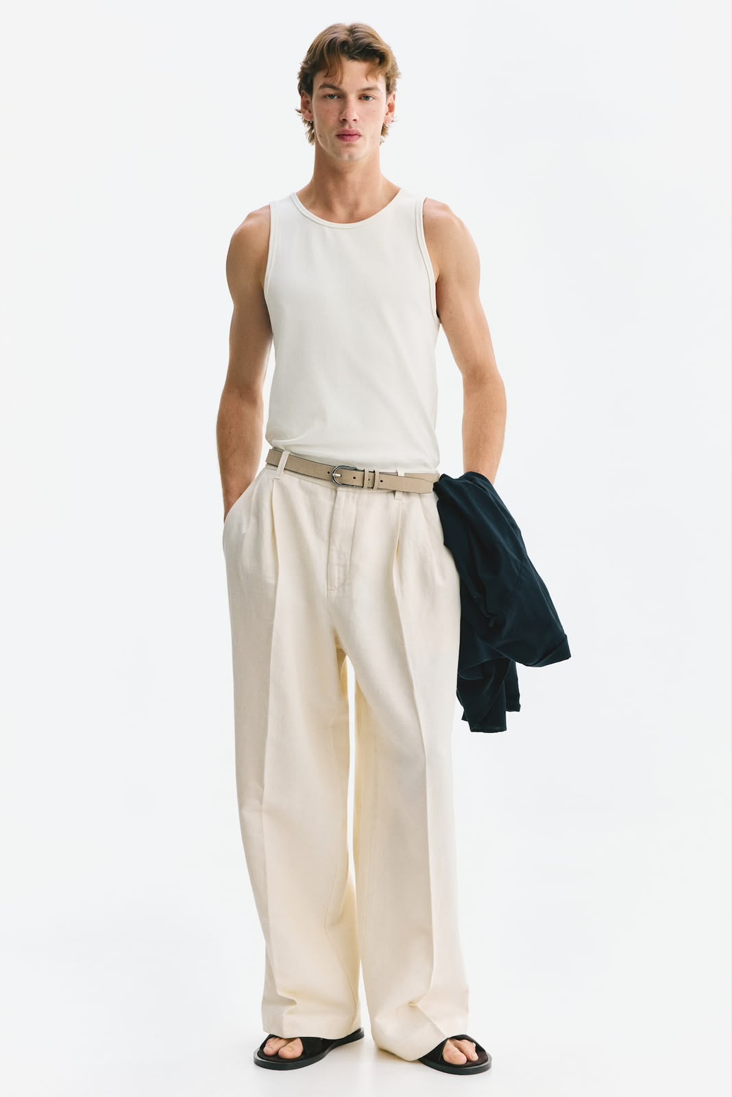 H&M Slim Fit Ribbed vest top