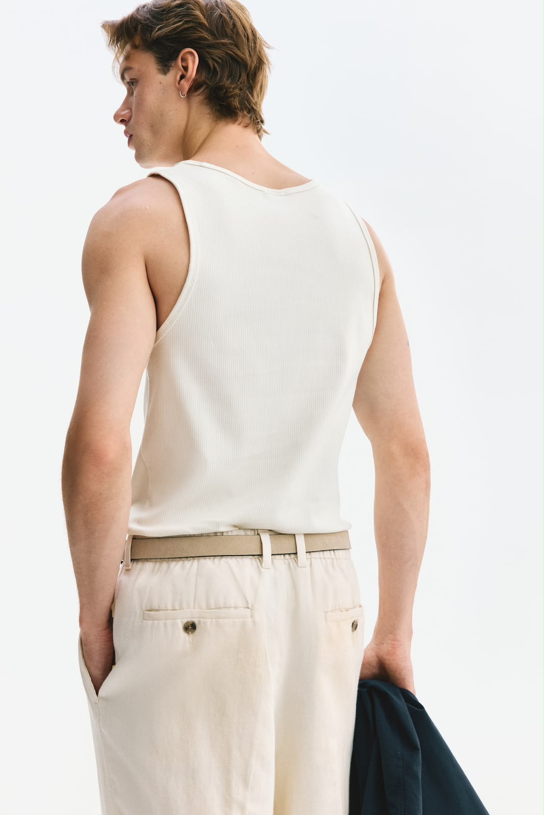 H&M Slim Fit Ribbed vest top