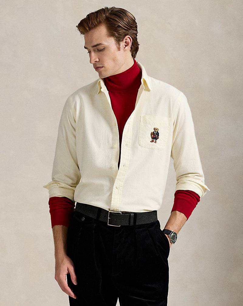 Raplh Lauren| Polo bear-CustomFit Oxford Shirt