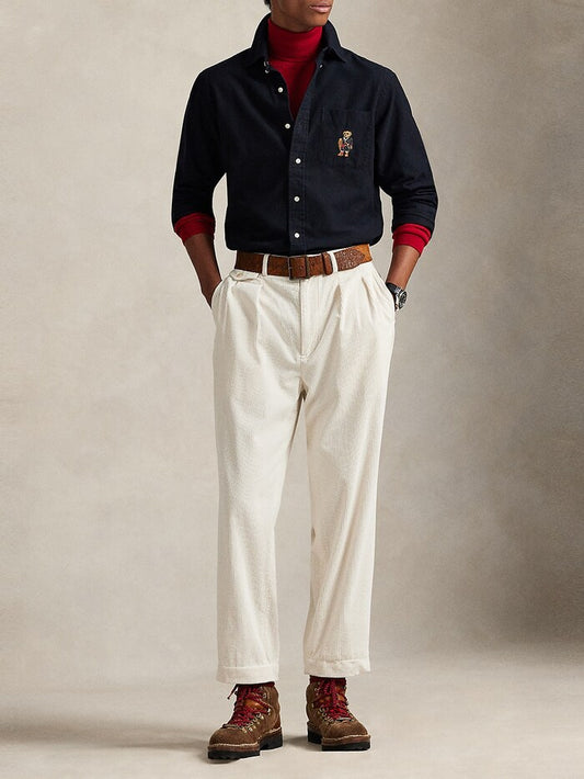 Raplh Lauren| Polo bear-CustomFit Oxford Shirt