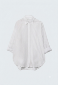Stradivarius Linen-look flowing shirt - Striped