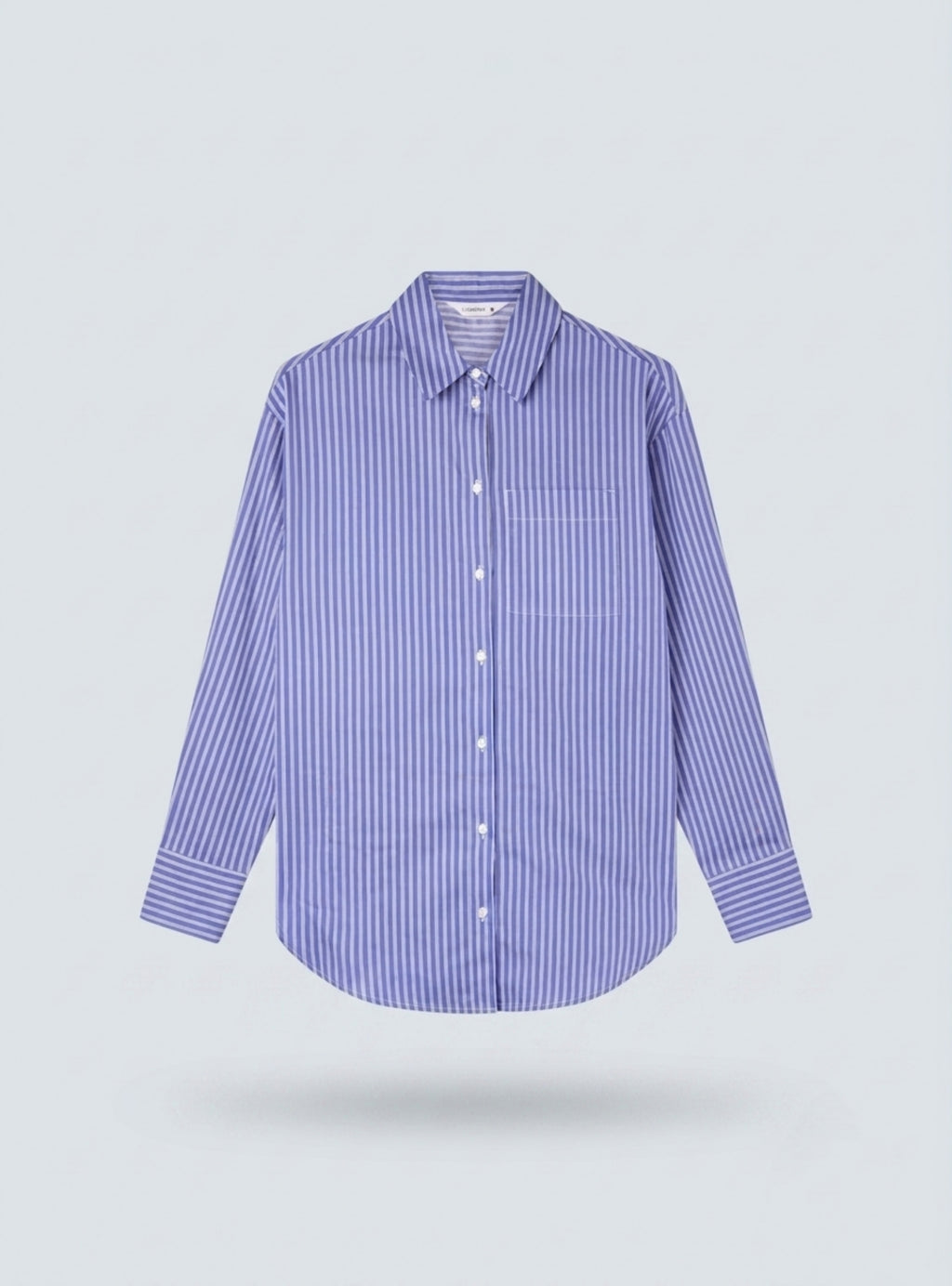 Stradivarius Basic striped fitted shirt