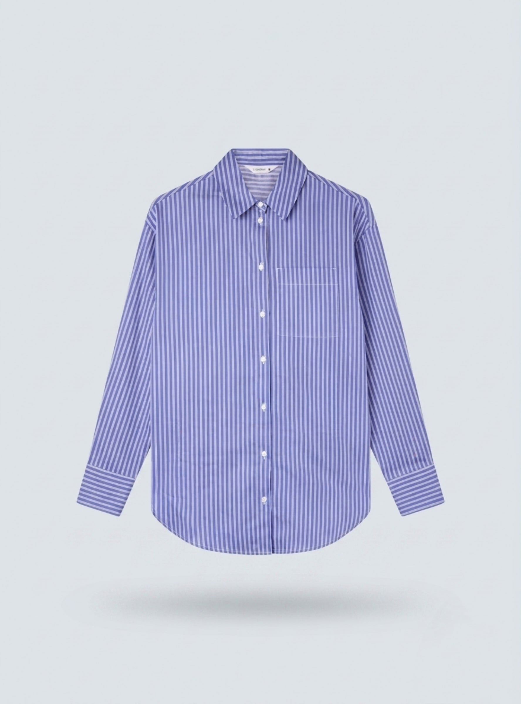 Stradivarius Basic striped fitted shirt