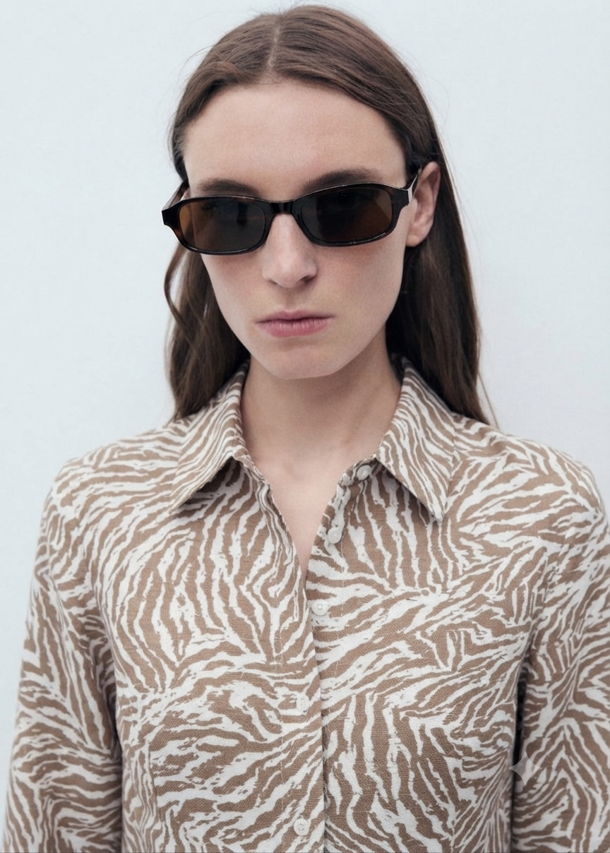 George linen shirt women