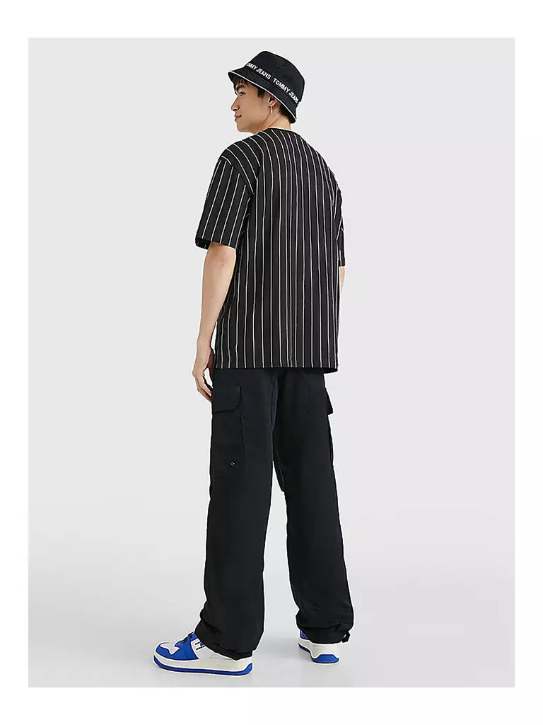 Tommy Hilfiger |Pinstripe Tee - Svart