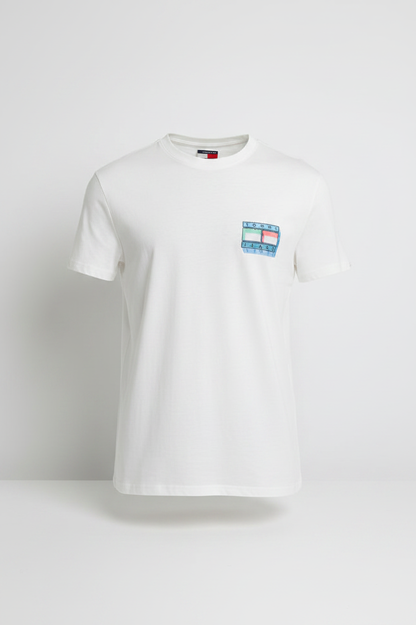 Tommy Jeans blurry flag
back print t-shirt