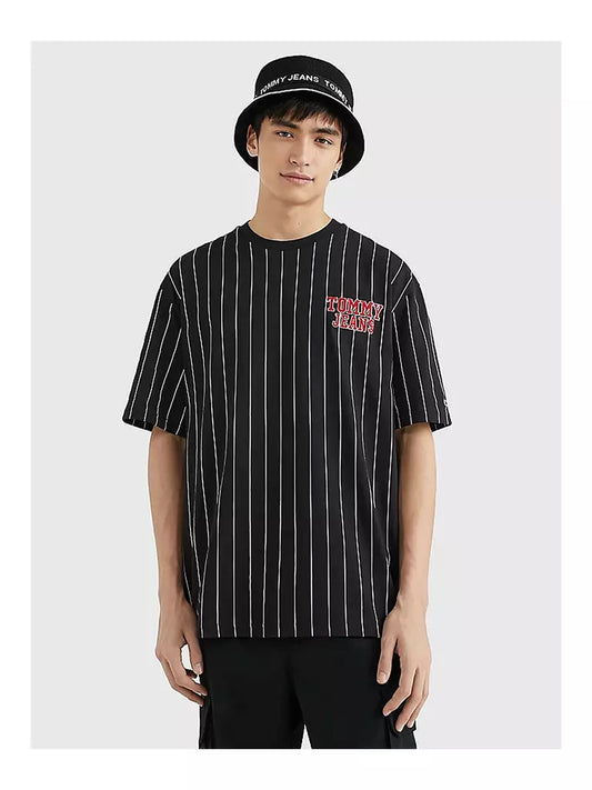 Tommy Hilfiger |Pinstripe Tee - Svart