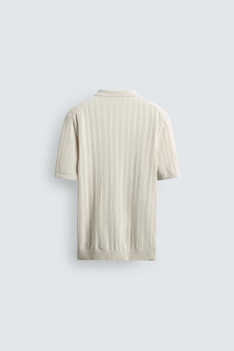 Zara knit polo shirt | Regular fit