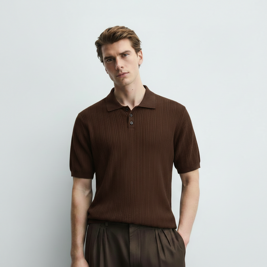 Zara knit polo shirt | Regular fit