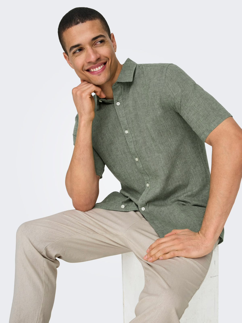 Only&Sons ONSCAIDEN LINEN SHIRT