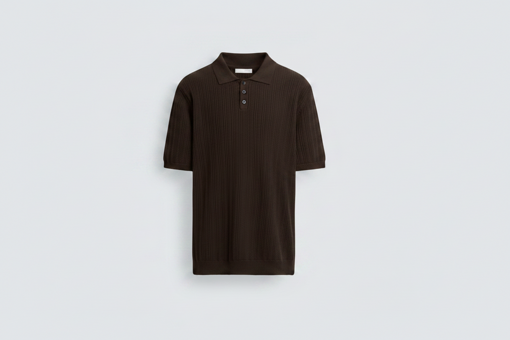 Zara knit polo shirt | Regular fit