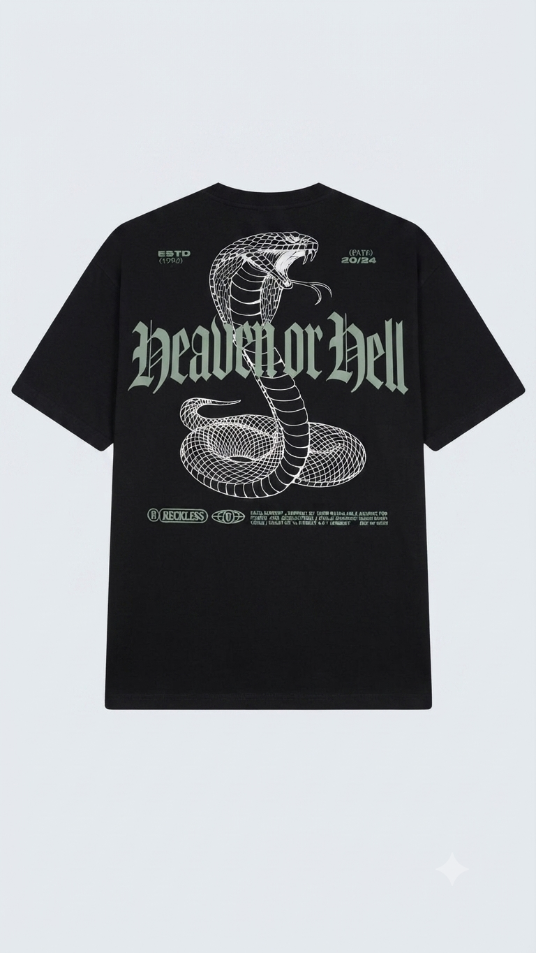 Black Squad Oversized Tee