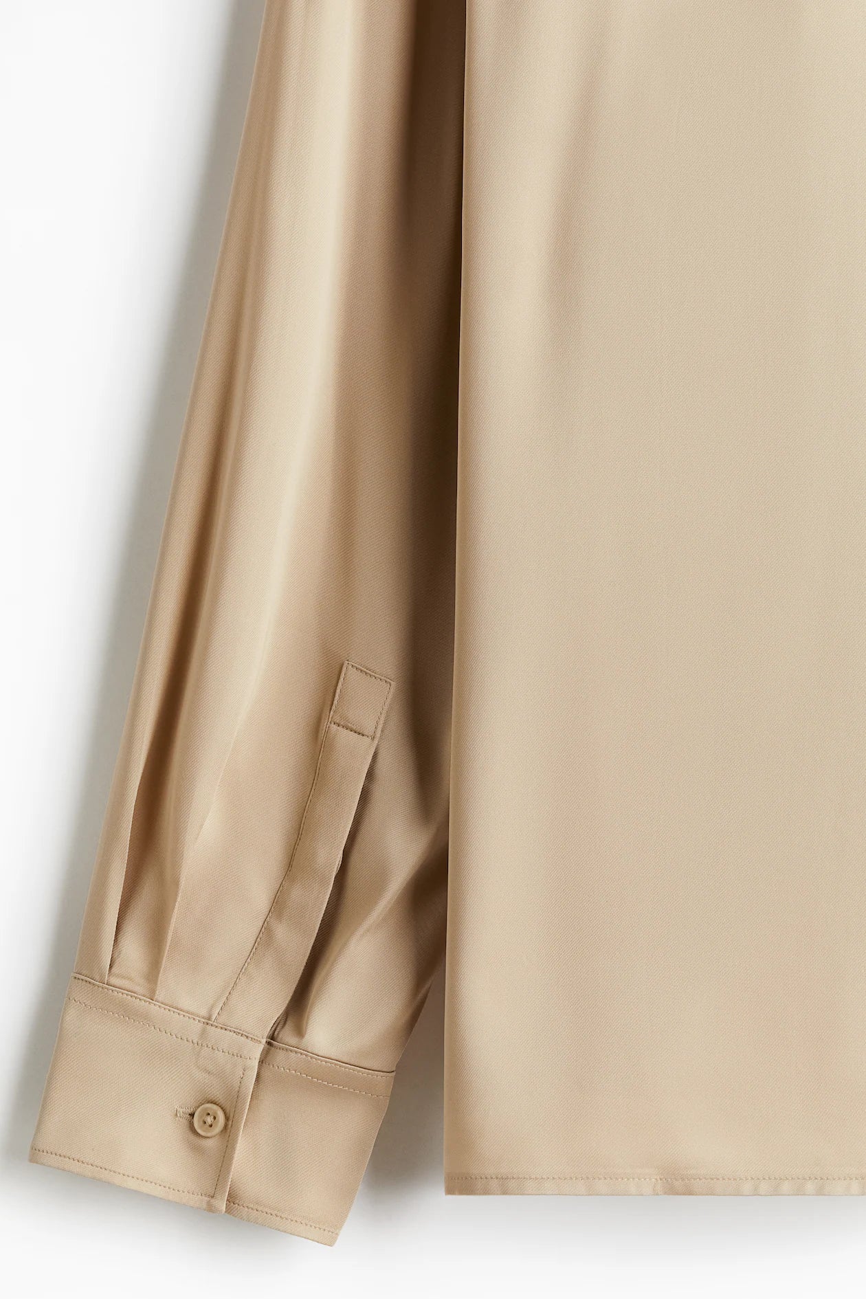 H&M|Regular Fit Satin shirt
