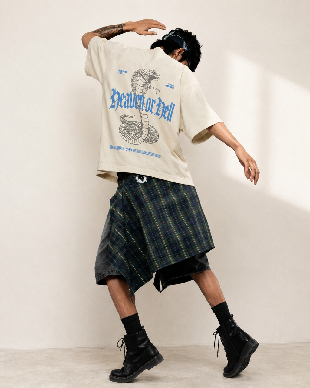 Black Squad Oversized Tee