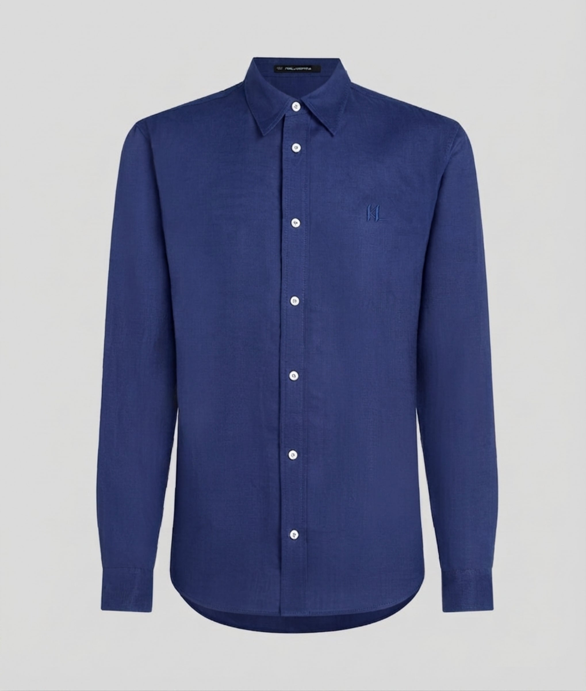 Karl Lagerfeld | Monogram linen shirt